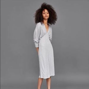 NWT ZARA metallic knit dress (M)